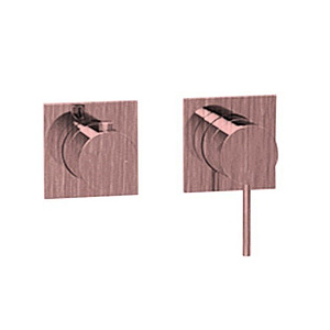 Almar Modular Square Смеситель для душа, внешняя часть на 2 потребителя, цвет: brushed copper E180191.CO