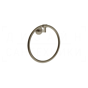 Gessi Anello Полотенцедержатель кольцевой d22,2 см, подвесной, цвет: finox brushed nickel 63809#149