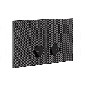 Gessi Inverso Diamantato Кнопка смыва для инсталляции Geberit, 2 реж., латунь, цвет: black metal PVD 54681#706