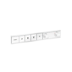 Hansgrohe RainSelect Термостат для душа встраиваемый на 4 потребителя, цвет: матовый белый 15382700
