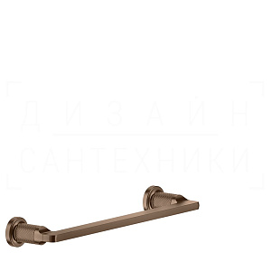 Gessi Inciso Полотенцедержатель 34,1 см, подвесной, цвет: copper brushed PVD 58497#708