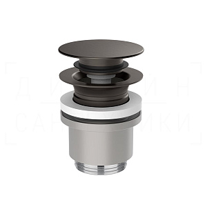 Gessi Донный клапан без перелива “Stop&Go”, цвет: black metal brushed PVD 01431#707