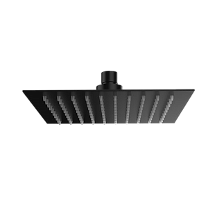 Remer Верхний душ 25x25 см, 1 режим, без кронштейна, цвет: nero opaco 357UFS25NOx
