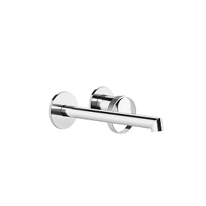 Gessi Anello Смеситель для раковины встраиваемый, излив 20,5 см, внешняя часть, цвет: chrome 63383#031