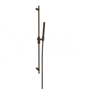 Gessi Inverso Душевой гарнитур: ручной душ, штанга, держатель, шланг 150 см, цвет: dark bronze 63584#845