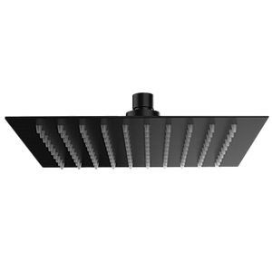 Remer Верхний душ 30x30 см, 1 режим, без кронштейна, цвет: nero opaco 357UFS30NOX