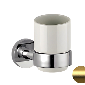 Remer Guest Стакан подвесной, керамический, цвет: oro spazzolato GS15BG
