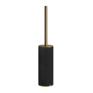 Gessi 316 Ершик для унитаза напольный, с кермич. колбой Neolite, цвет: black/deep bronze brushed PVD 54744#791