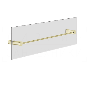 Gessi Rilievo Полотенцедержатель для крепления на стекло 47,8 см, цвет: brass PVD 59564#710