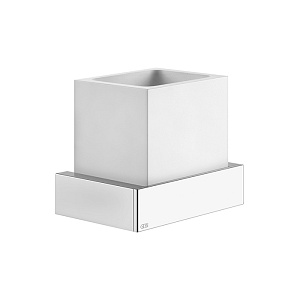 Gessi Inverso/Rettangolo Стакан подвесной, белый керамический, цвет: chrome 20807#031