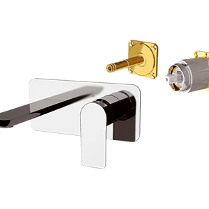Remer Infinity Смеситель для раковины, излив 20,5 см, внешняя часть, цвет: cromo I15LKB