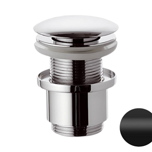 Remer Донный клапан click-clack без перелива, цвет: nero opaco 904CC2114NO