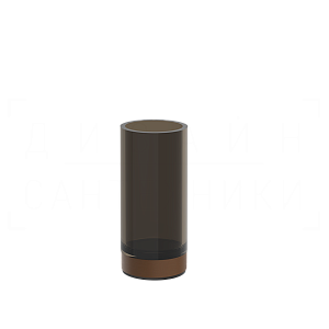 Gessi Perle Стакан настольный, стеклянный, цвет: dark bronze 74833#845