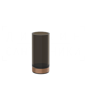Gessi Perle Стакан настольный, стеклянный, цвет: copper brushed PVD 74833#708