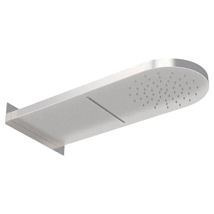 Remer X Style Inox Верхний душ 24х50 см, 2 вида струи, цвет: visual inox SS350MMCAX