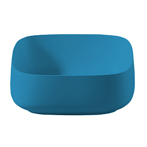 ArtCeram Cognac Раковина чаша 46x41x15,5h см, без перелива, покрытие Saniglaze, цвет: blue avio COL007 38 00