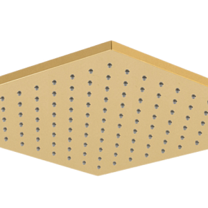 Remer Верхний душ 30x30 см, 1 режим, без кронштейна, цвет: oro lucido 359SSLDOX