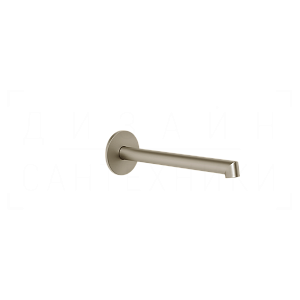 Gessi Ingranaggio Излив настенный для раковины 20,9 см, фиксированный, цвет: finox brushed nickel 63404#149