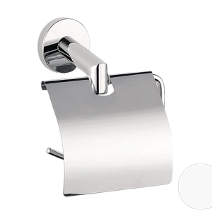 Remer Guest Держатель туалетной бумаги с крышкой, подвесной, цвет: bianco opaco GS60BO