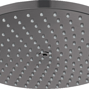 Hansgrohe Raindance S Верхний душ 23,6 см, 1 режим, без кронштейна, цвет: шлифованный черный хром 27623340