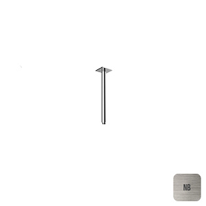 Almar Square Кронштейн для верхнего душа потолочный 30 см, цвет: nickel brushed E021108.NB