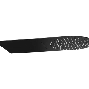 Remer Верхний душ настенный ультратонкий 20x50 см, 2 режима, цвет: nero opaco 350UFMCANOX