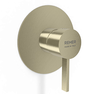 Remer Metrica Смеситель для душа встраиваемый, 1 потребитель, цвет: nichel spazzolato PVD MC30LNZ