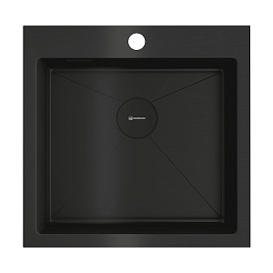 Omoikiri Akisame 51-GB Кухонная мойка нерж. сталь 51x51 см, цвет: графит 4997013
