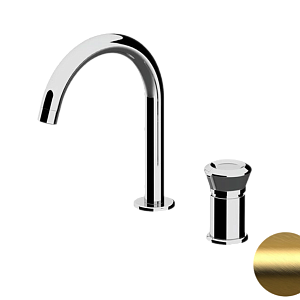 Remer Element Смеситель для раковины, без д/к, высота излива 14,2 см, цвет: oro spazzolato ET57BG