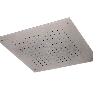 Remer Верхний душ встраиваемый в потолок 50x50 см, 1 режим, цвет: inox spazzolato SS357SFS50