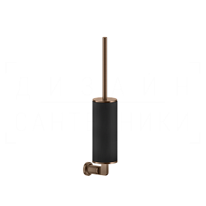 Gessi Inciso Ершик для унитаза подвесной, колба Neolite, цвет: black/copper brushed PVD 58520#708