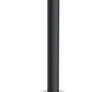 Boheme Q Ершик для унитаза подвесной со стеклянной колбой, цвет: chrome/black 10954-CR-B
