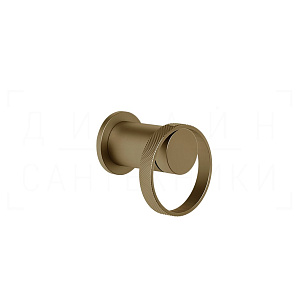Gessi Anello Смеситель для душа встраив., на 1 потреб., внешняя часть, цвет: deep bronze brushed PVD 63361#791