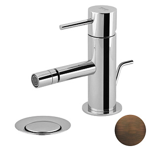 Remer X Style Смеситель для биде, однорычажный, с донным клапаном, цвет: oilbronze X20BR