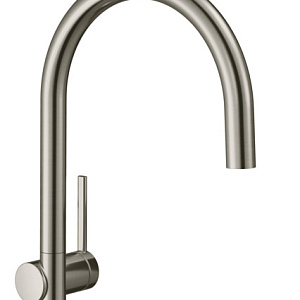 Hansgrohe Talis M54 Смеситель для кухонной мойки однорычажный 220 1jet, цвет: нержавеющая сталь 72804800