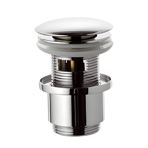 Remer Донный клапан click-clack с переливом, цвет: cromo 905CC2114