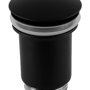 Remer Донный клапан click-clack без перелива, цвет: nero opaco 904CC114NO