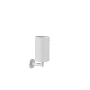 Gessi Ventaglio Стакан подвесной, керамический Neolite, цвет: white/matte white 63607#279