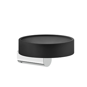 Gessi Rilievo Мыльница с керамической чашей, подвесная, цвет: chrome 59502#299