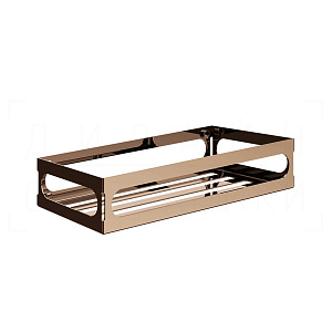 Gessi Rilievo Полка металлическая 30 см, подвесная, цвет: copper PVD 59549#030