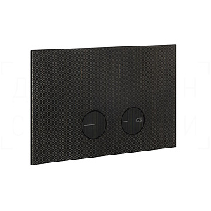 Gessi Inverso Diamantato Кнопка смыва для инсталляции Geberit, 2 режима, латунь, цвет: aged bronze 54681#187