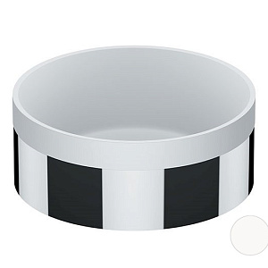Remer Раковина чаша d37x14,5h см, без прелива, цвет: bianco opaco RB902BO