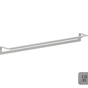 Almar Accessories Полотенцедержатель 60 см, подвесной, цвет: brushed stainless steel E305003.316