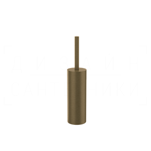 Gessi Rilievo Ершик для унитаза напольный, с латунной колбой, цвет: antique brass 59543#713