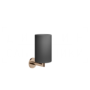 Gessi Ventaglio Стакан подвесной, керамический Neolite, цвет: black/copper PVD 63608#030