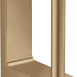 Axor Universal Rectangular Держатель запасного рулона, подвесной, цвет: шлифованная бронза 42654140