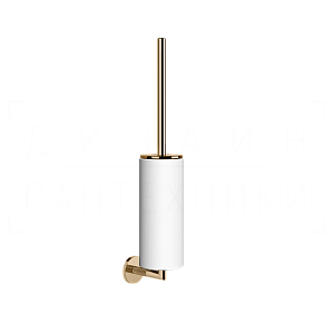 Gessi Ingranaggio Ершик для унитаза подвесной, колба Neolite, цвет: white/warm bronze PVD 63819#735