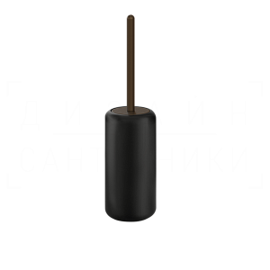Gessi Goccia Ершик для унитаза напольный, с кермической колбой Gres, цвет: black/dark bronze 38044#845