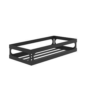 Gessi Rilievo Полка металлическая 30 см, подвесная, цвет: matte black 59549#299