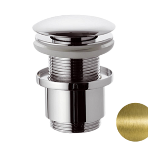 Remer Донный клапан click-clack без перелива, цвет: vecchio ottone 904CC2114VO